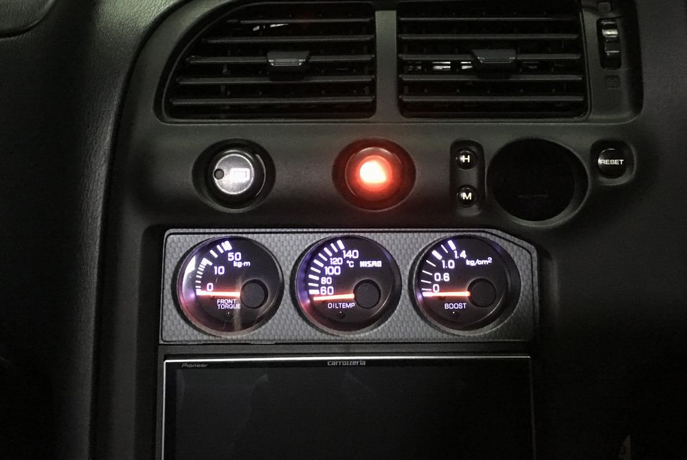 BCNR33スカイラインGTR・BCNR33ニスモ3連メーター専用LED照明・QJ-NR310