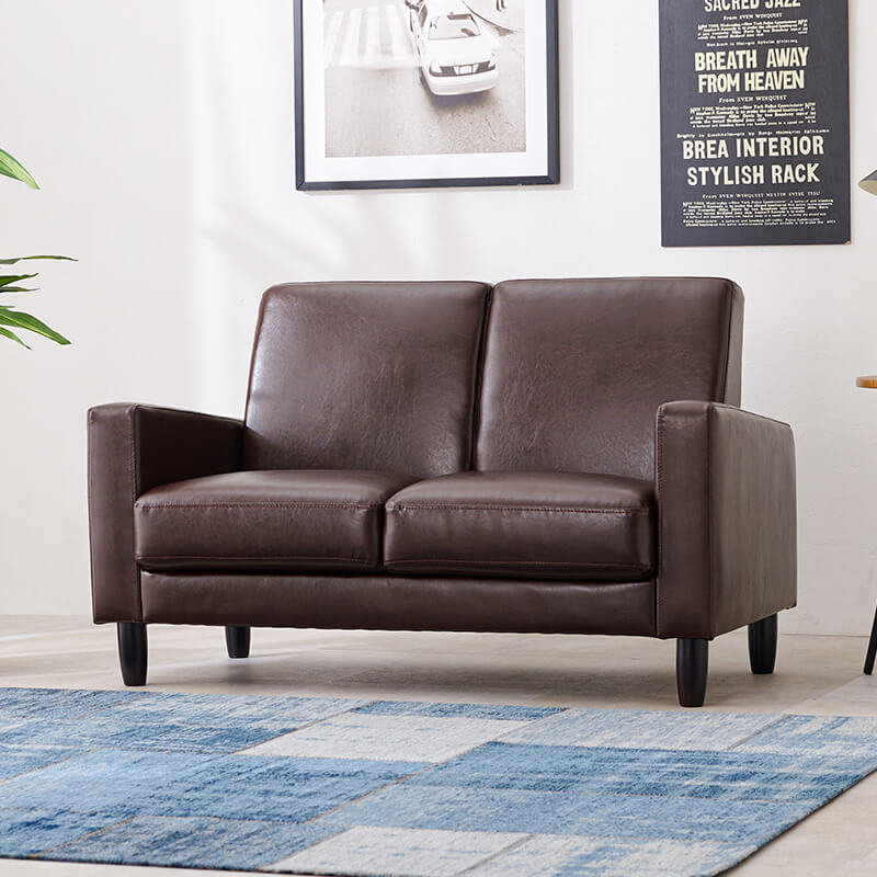 2人掛けソファ ヴィンテージ風 [幅120] 脚取り外し可能 Rittu