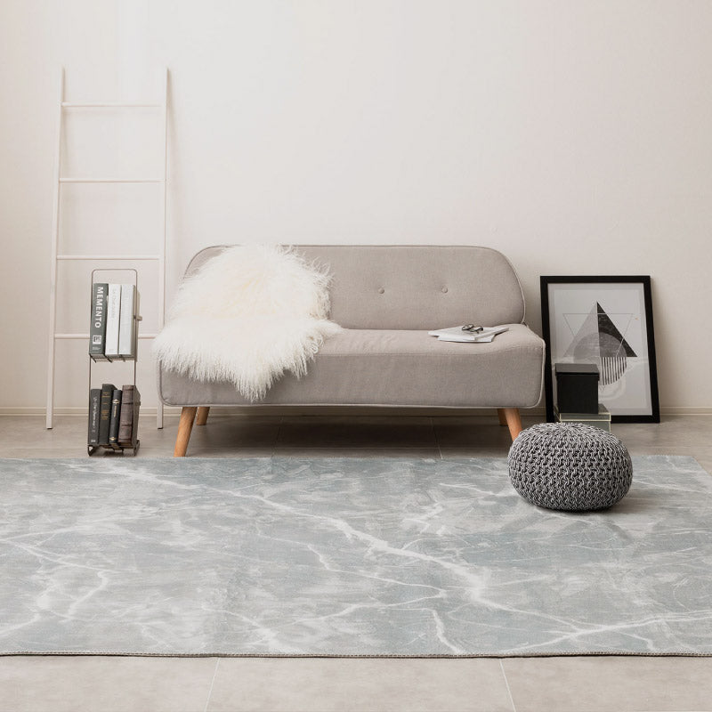 洗える ラグ カーペット 【1.5畳〜3畳】 ラグマット 大理石 フランネル