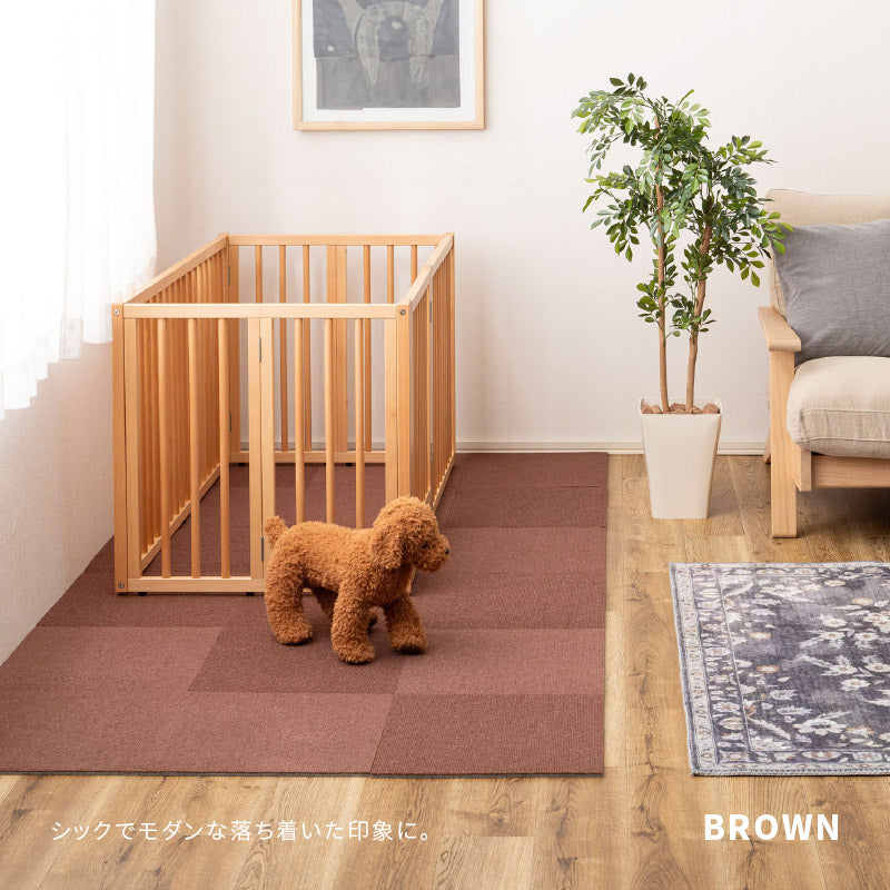 10枚セット】自分でカットできる 洗える 吸着 防音 タイルマット