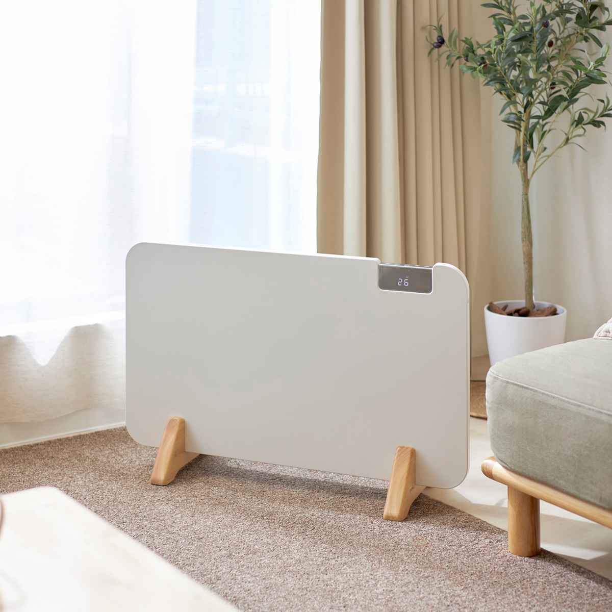 moku. コンベクトヒーターここぽか モク（moku.） - QVC.jp