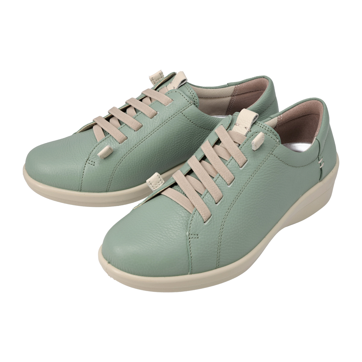 アキレス・ソルボ牛革ダブル衝撃吸収4Eゴム紐スリッポン アキレス