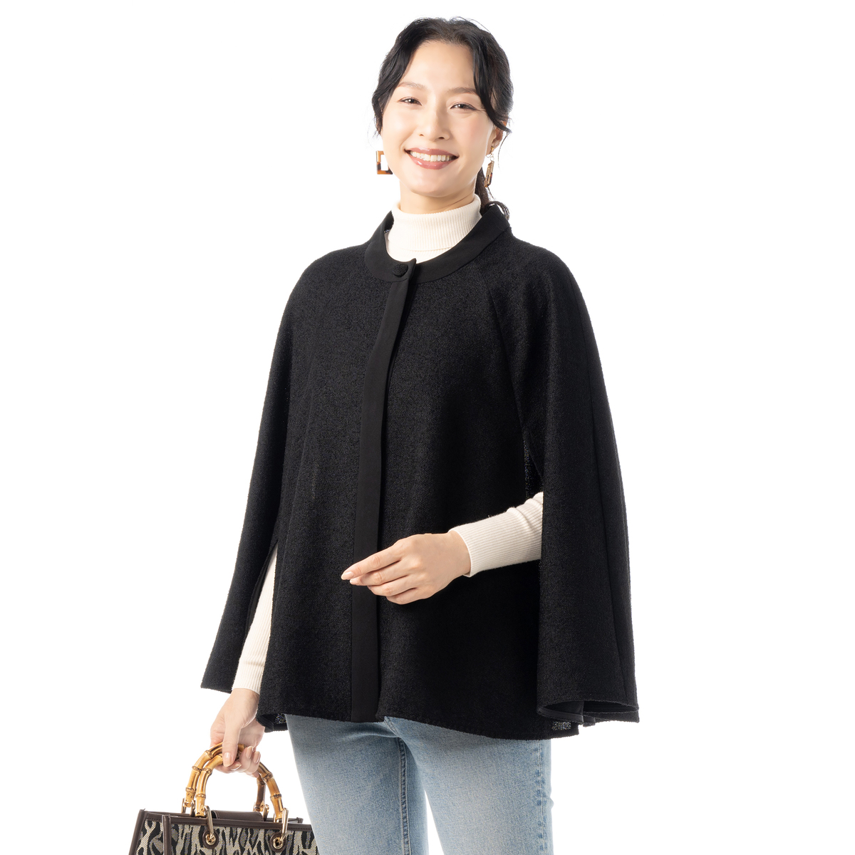 fil fleur ツイードケープ フィルフルール（filfleur） - QVC.jp