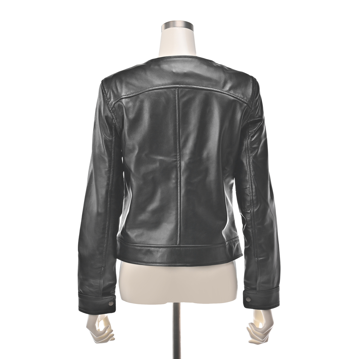 LEATHER Edition シープレザーノーカラーライダース LEATHER Edition