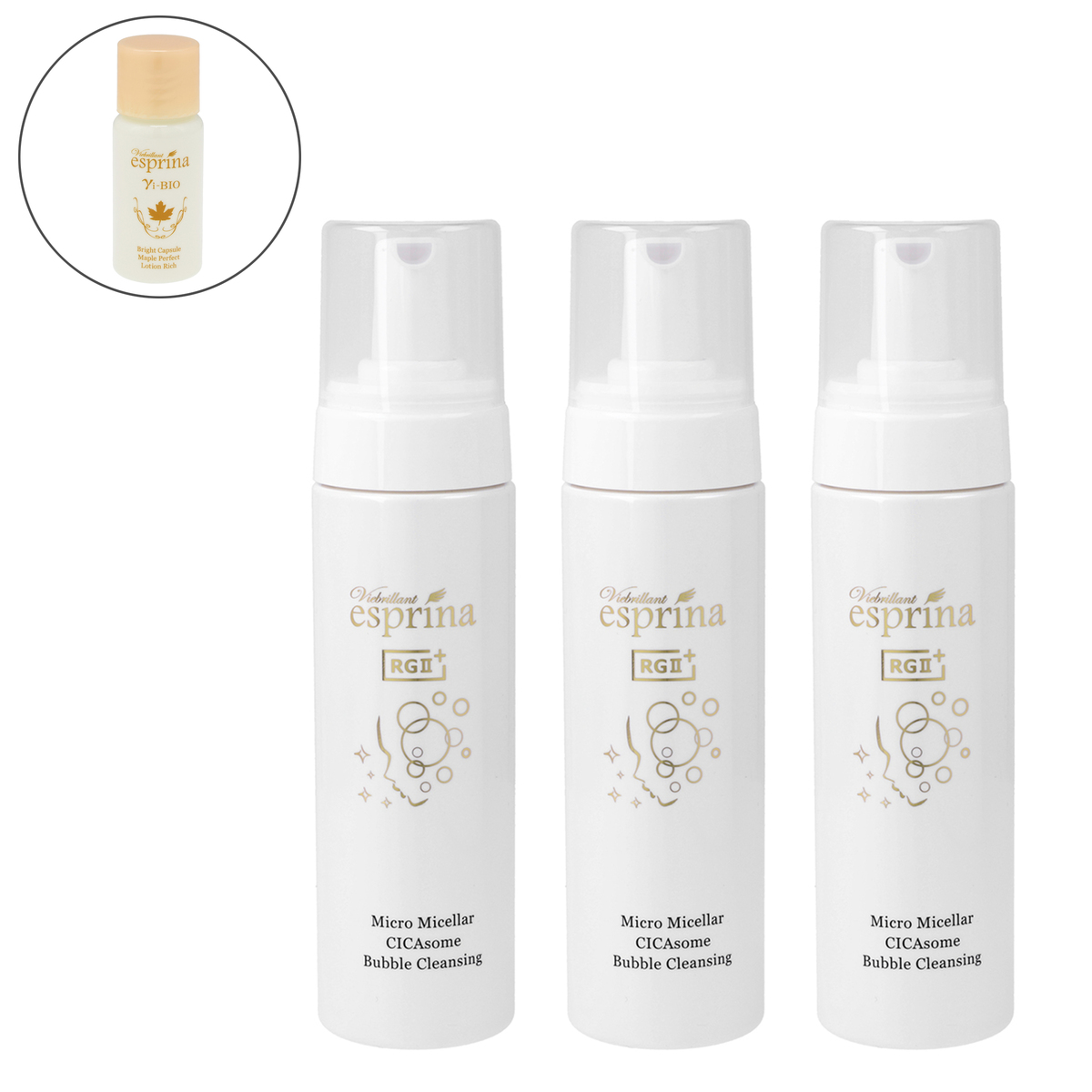 エスプリーナRGII+マイクロミセラー濃密炭酸クレンジング3P+P ヴィ
