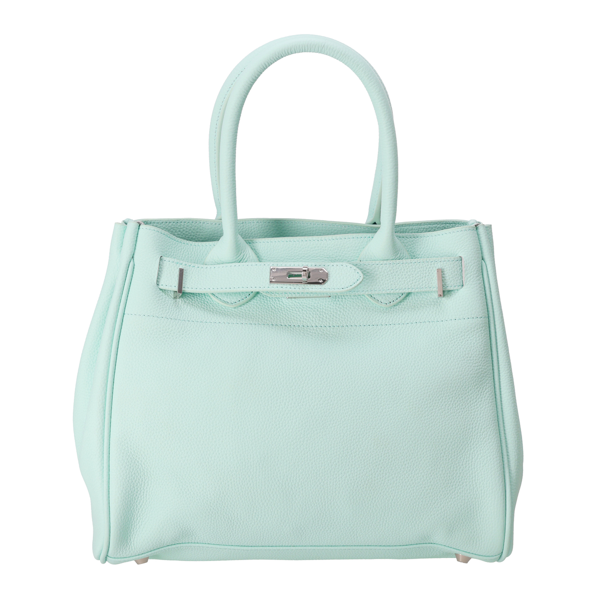 Anne Coquine クロア付きシュリンクレザートートバッグ アンコキーヌ