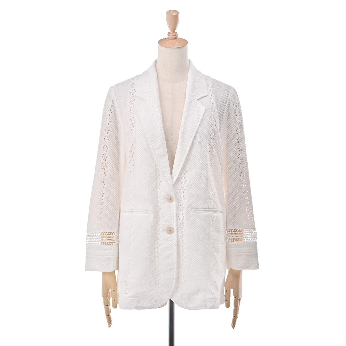 calma エンブロイダリーレースジャケット エスパスデカルマ（espace de