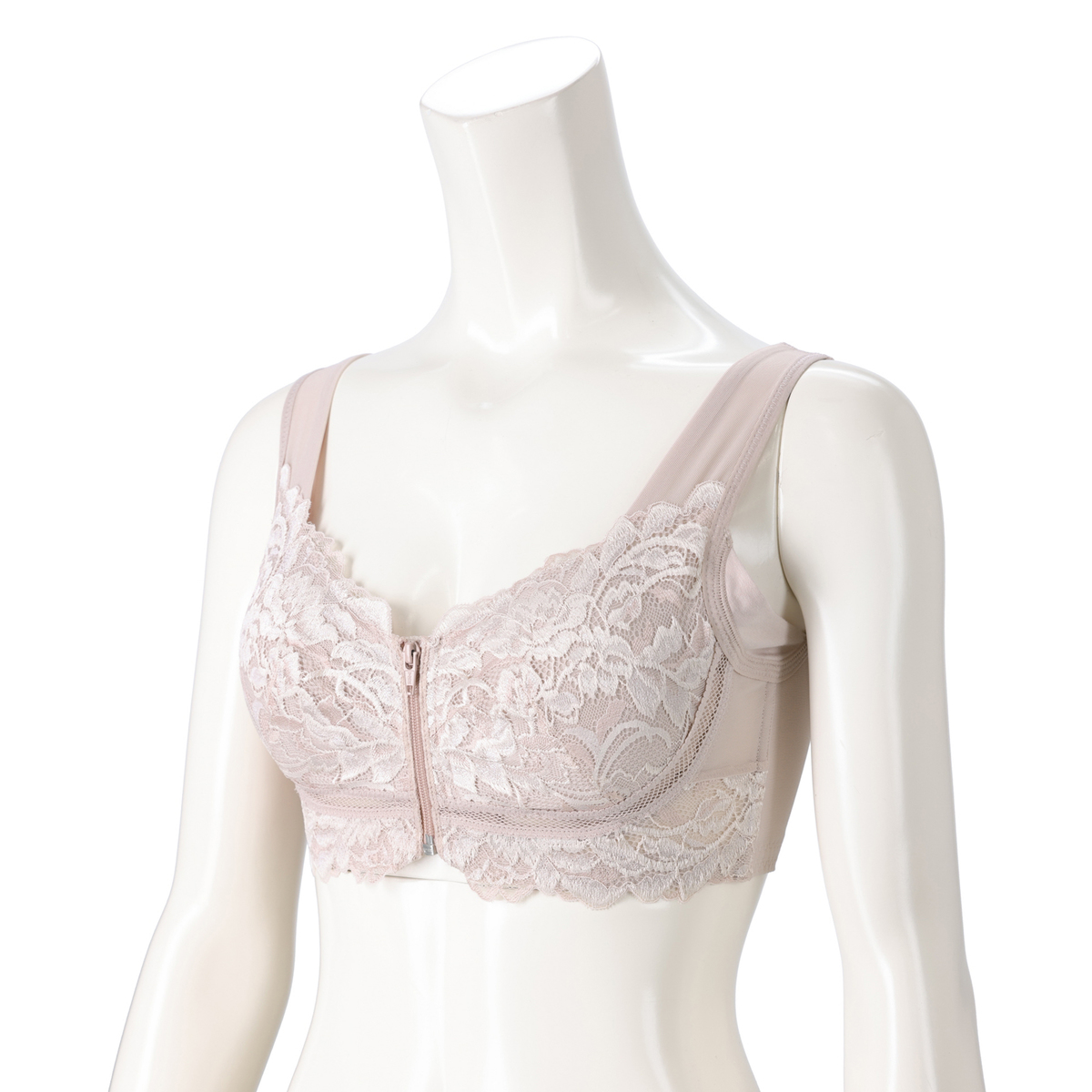 BRNYピース フロントファスナーブラ カラーが選べる2点セット