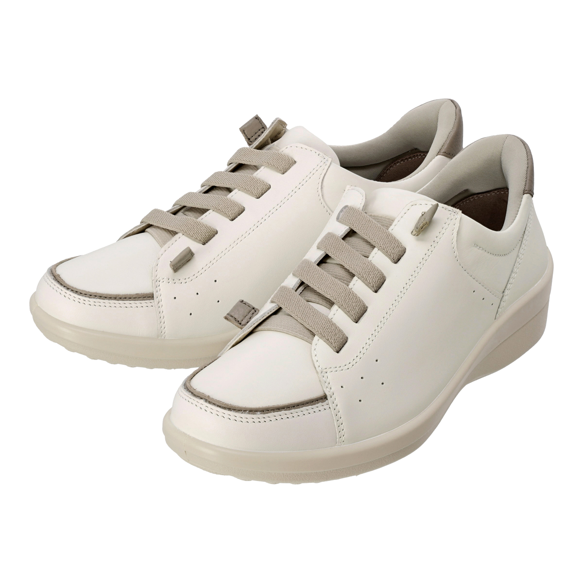 アキレス・ソルボ ハンズフリー4E牛革ゴム紐スリッポン アキレスソルボ