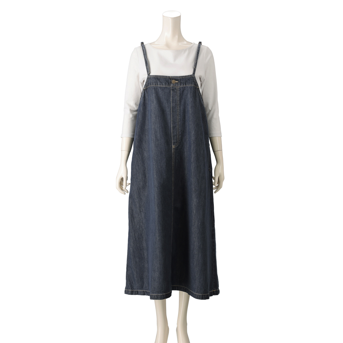 Coeur sucre 旬な着こなしデニムジャンパースカート クールシュクレ