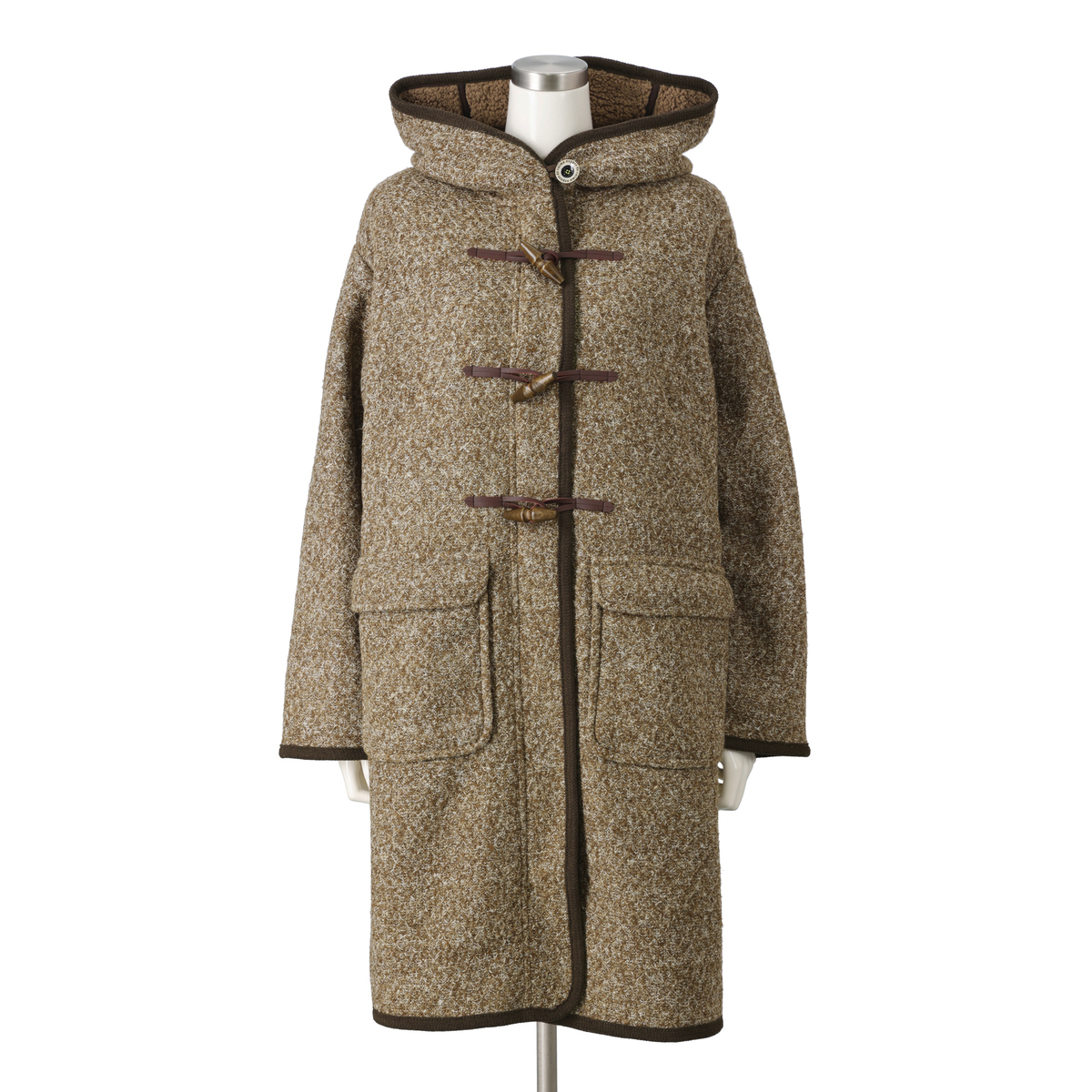 calma ボアボンディング ダッフルコート ネット限定カラー エスパスデ