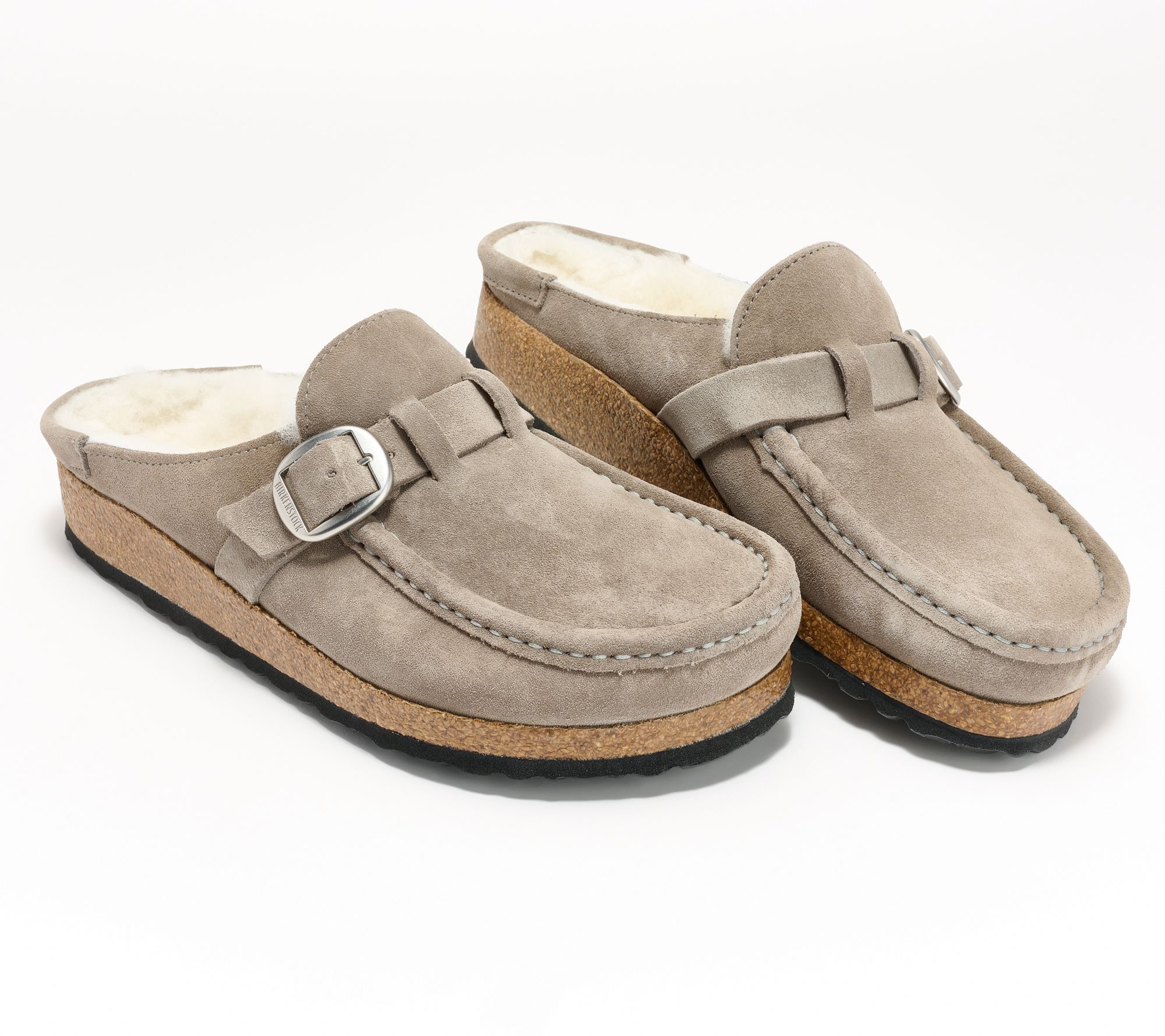 Birkenstock Shearling Clog - Buckley - QVC.com