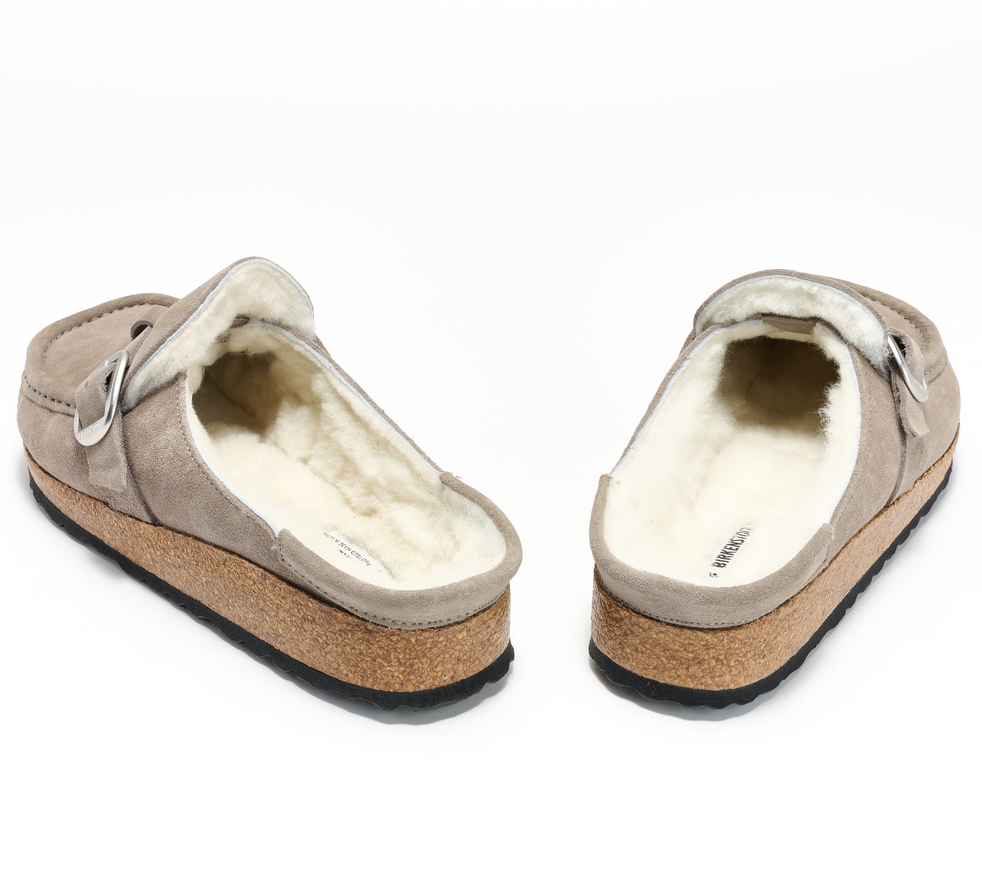 Birkenstock Shearling Clog - Buckley - QVC.com