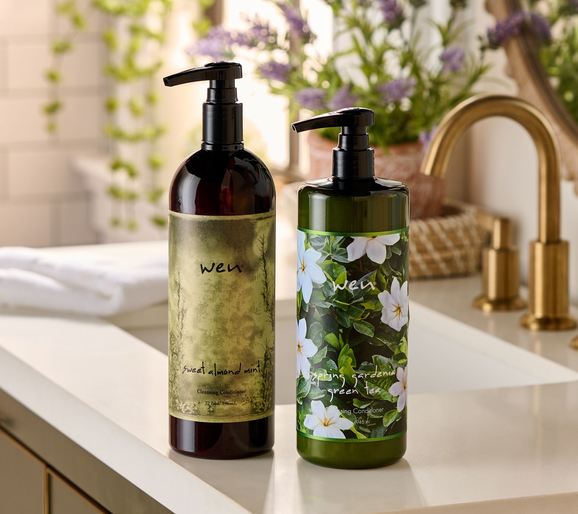 WEN by Chaz Dean 32oz Cleansing Conditioner Duo - QVC.com