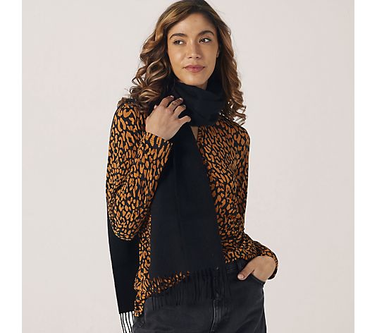 Osprey London Cashmere Mix Boxed Scarf - QVC UK