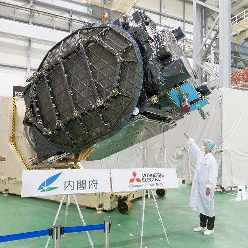 みちびき3号機の機体公開｜みちびき開発の歴史｜みちびき（準天頂衛星