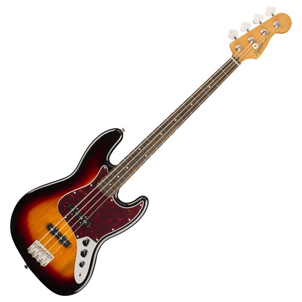 Squier Classic Vibe 60s Jazz Bass LRL, 3-Tone Sunburst at Gear4music