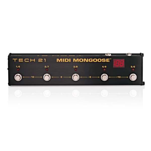 Tech 21 Midi Mongoose Midi Foot Controller at Gear4music