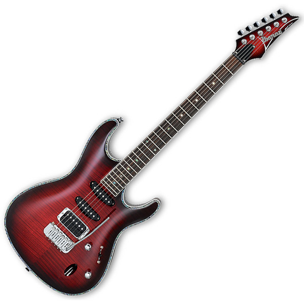 DISC Ibanez SAS36FM Electric Guitar,Trans Red at Gear4music
