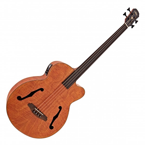 Aria FEB F2/FL Acoustic Bass, Flame Nato Natural at Gear4music