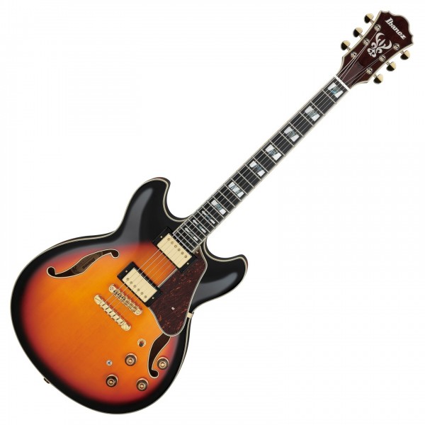 Ibanez AS113 Semi Hollowbody, Brown Sunburst at Gear4music
