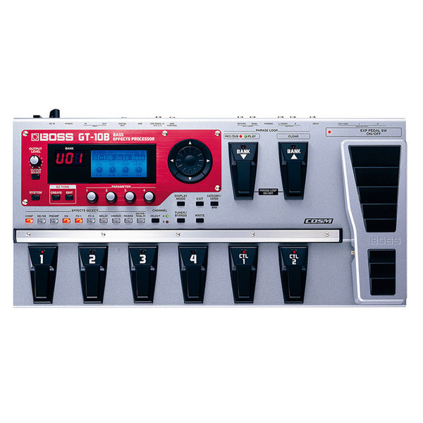 DISC Boss GT-10B Bass Guitar Effects Processor at Gear4music
