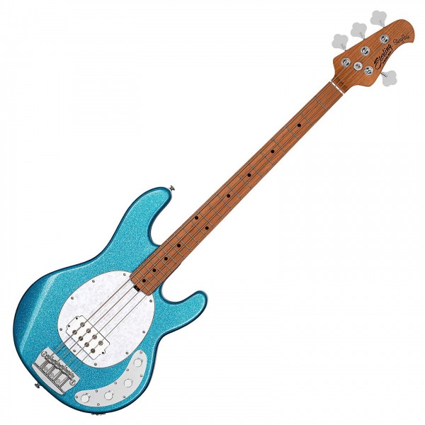 Sterling StingRay RAY34 Bass, Blue Sparkle at Gear4music