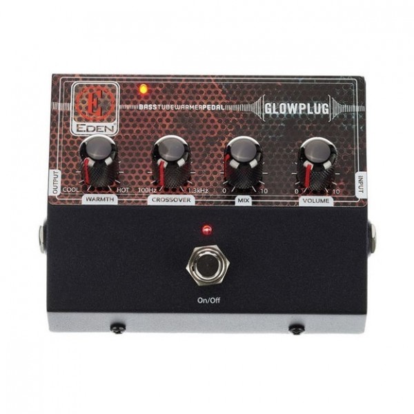 Eden Glowplug Bass Tube Warmer Pedal, with PSU at Gear4music