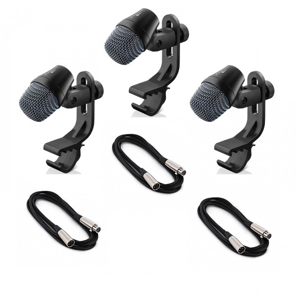 Sennheiser e904 Dynamic Cardioid Tom Microphone Bundle at Gear4music