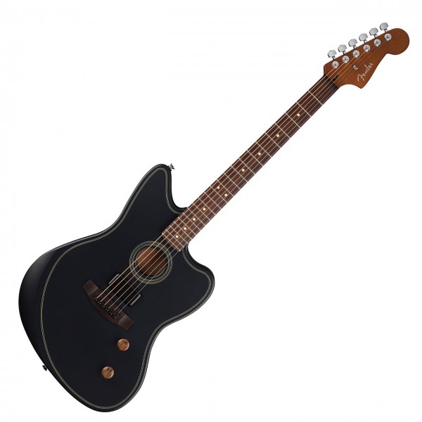 Fender Acoustasonic Standard Jazzmaster, Black at Gear4music