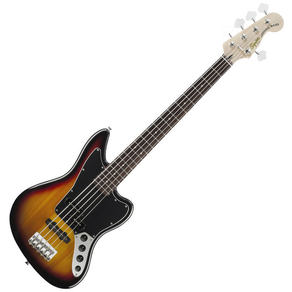Squier Vintage Modified Jaguar Bass V 5 String, Sunburst - Nearly