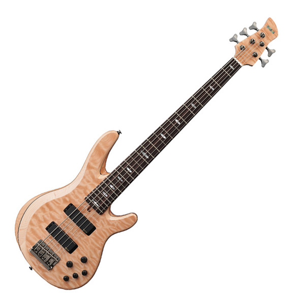 DISC Yamaha TRB1005 5-String Bass Guitar, Natural at Gear4music