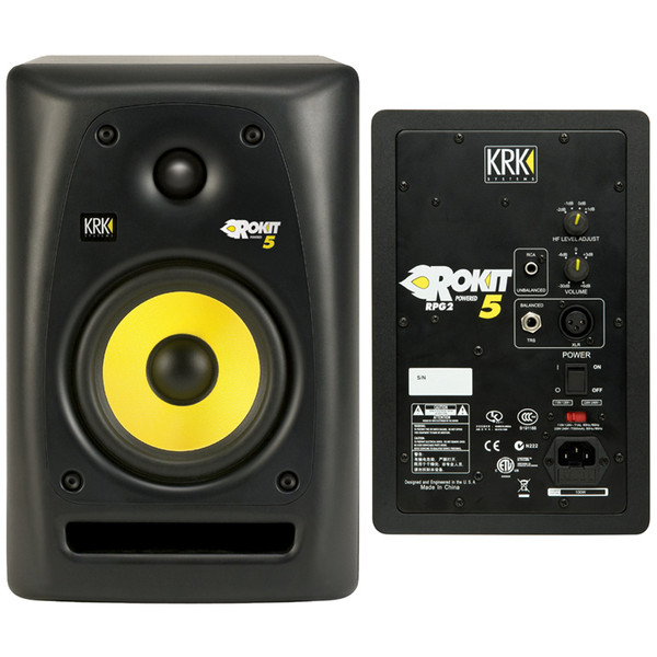 KRK Rokit RP5 G2 Bi-Amped Active Monitor, Single- Ex Demo at