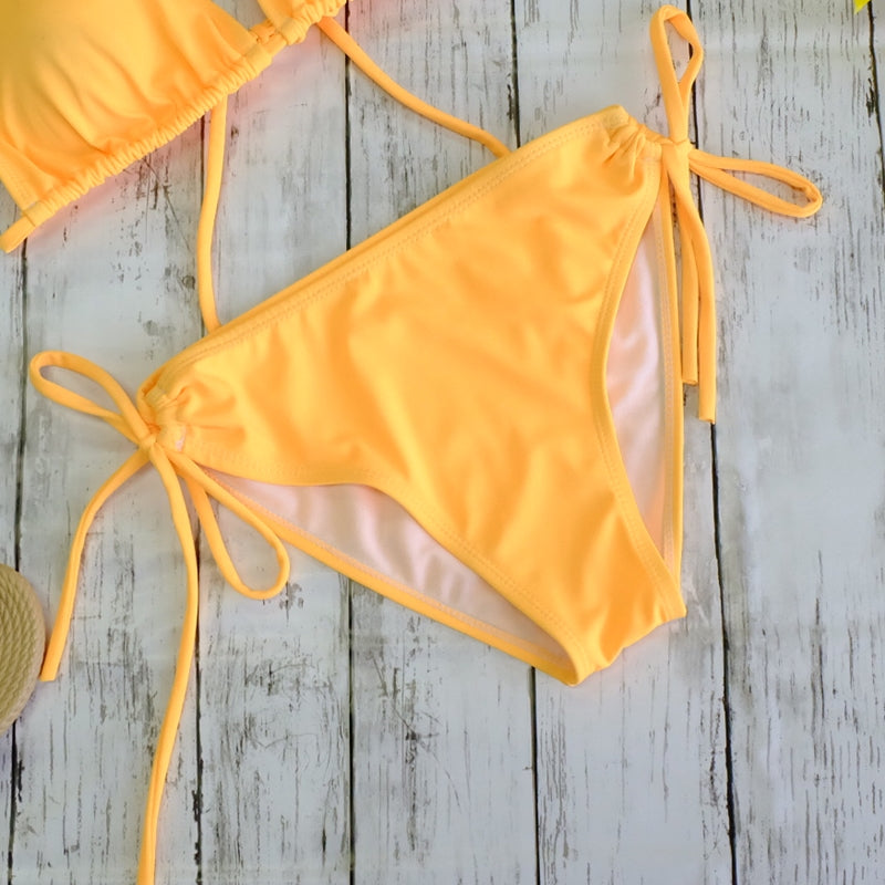 サンフラワーイエロー三角ビキニ(S) – rachagirl(ラチャガール)