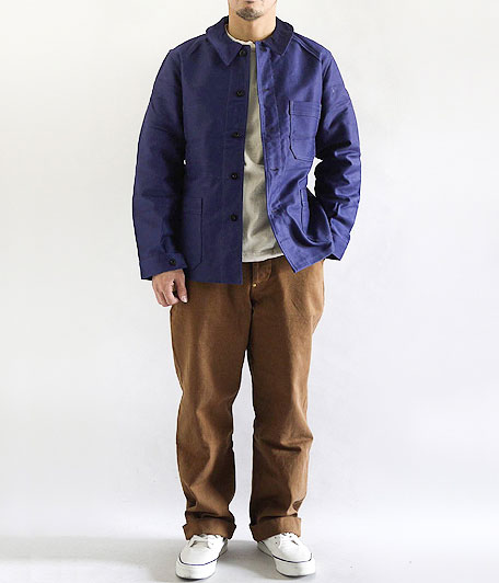 ビンテージモールスキンフレンチワークジャケット ［Dead Stock