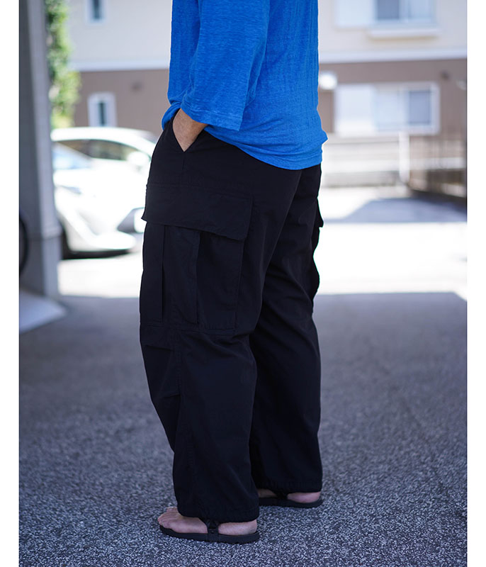 HERILL Ripstop Jungle fatigue pants [BLACK] - Fresh Service