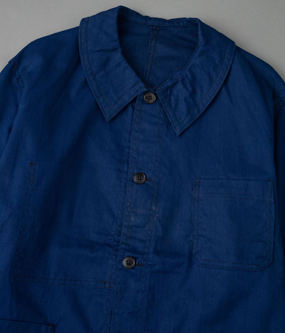 ヘリンボーンツイルフレンチワークジャケット - Fresh Service