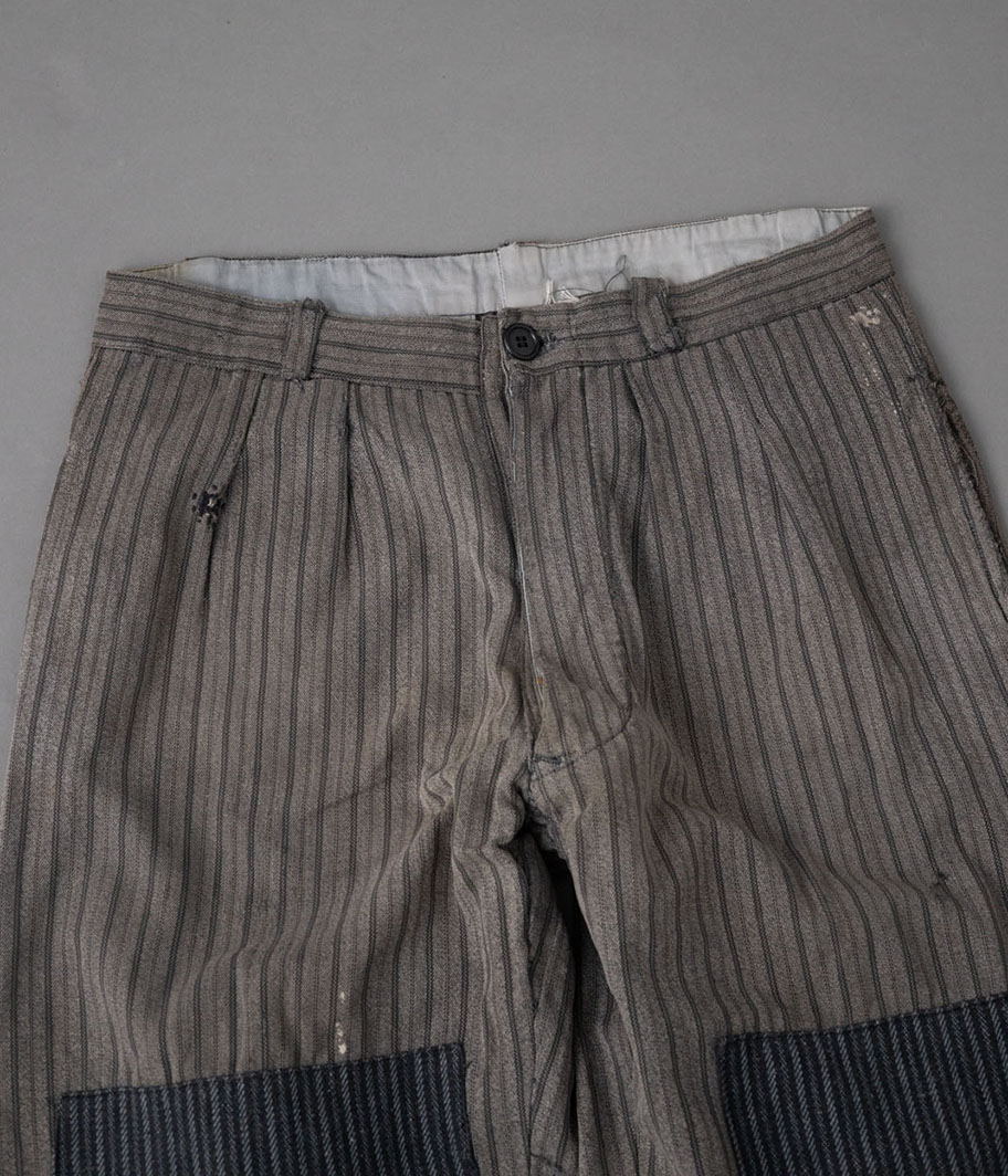 40's ストライプフレンチワークパンツ - Fresh Service NECESSARY or