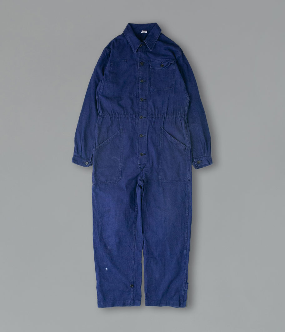 70's フランス軍コットンツイルオールインワン - Fresh Service