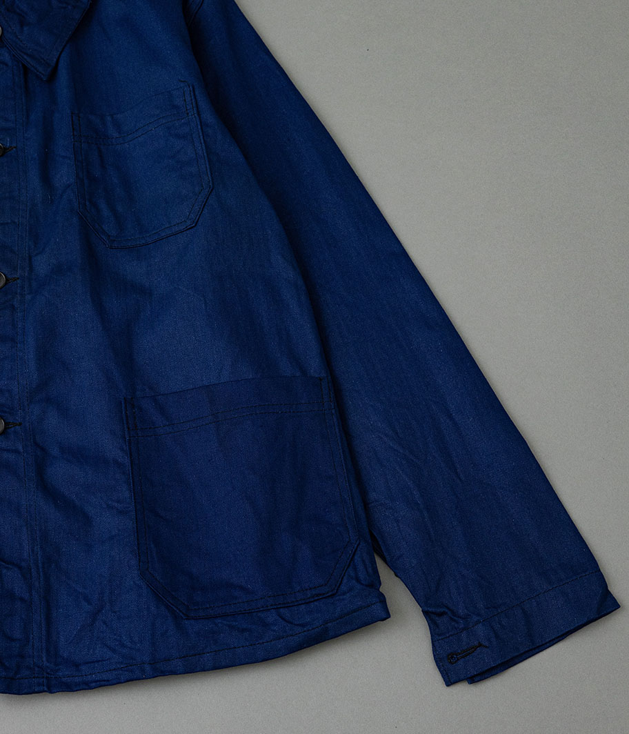 ヘリンボーンツイルフレンチワークジャケット - Fresh Service