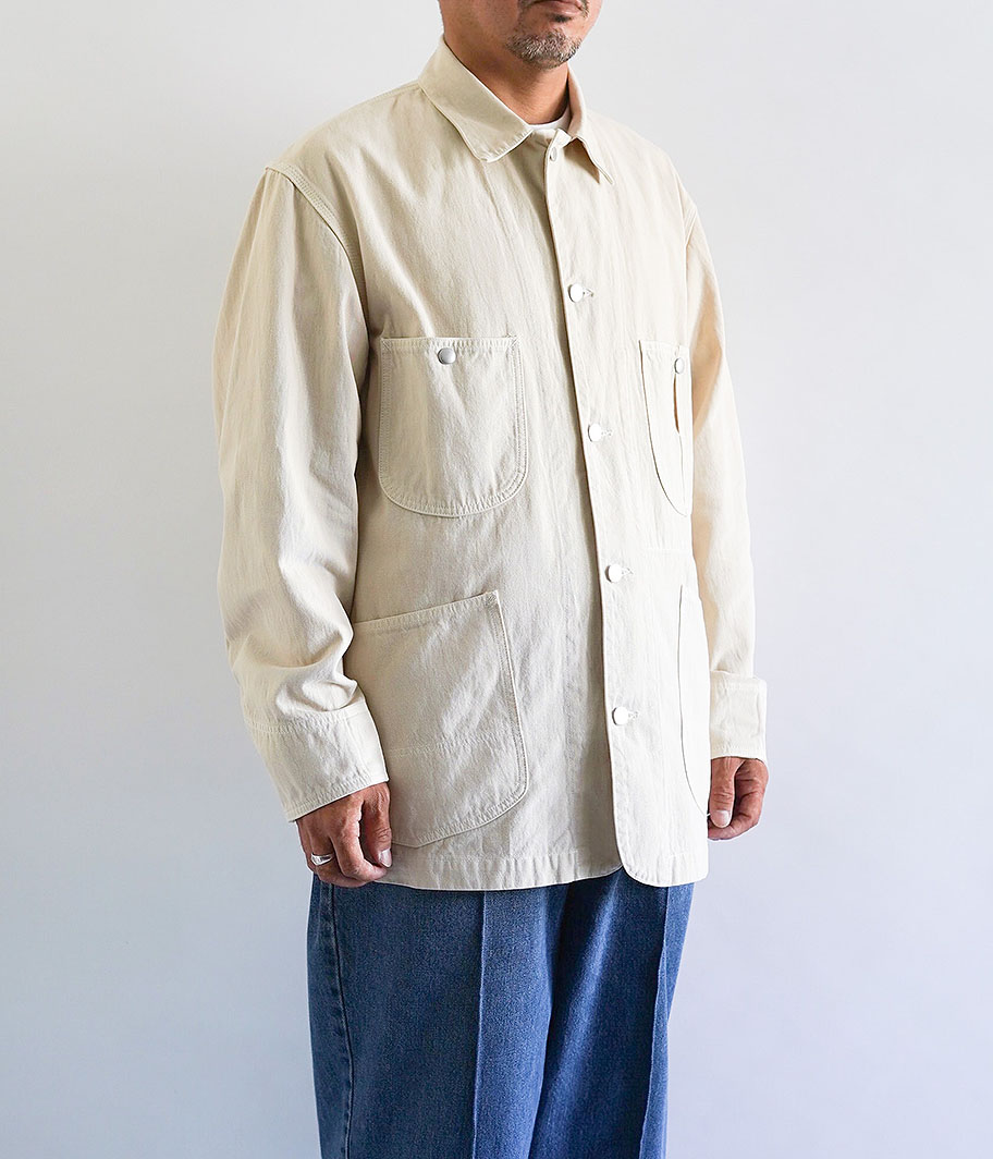 A.PRESSE Coverall Jacket [ECRU] - Fresh Service NECESSARY or