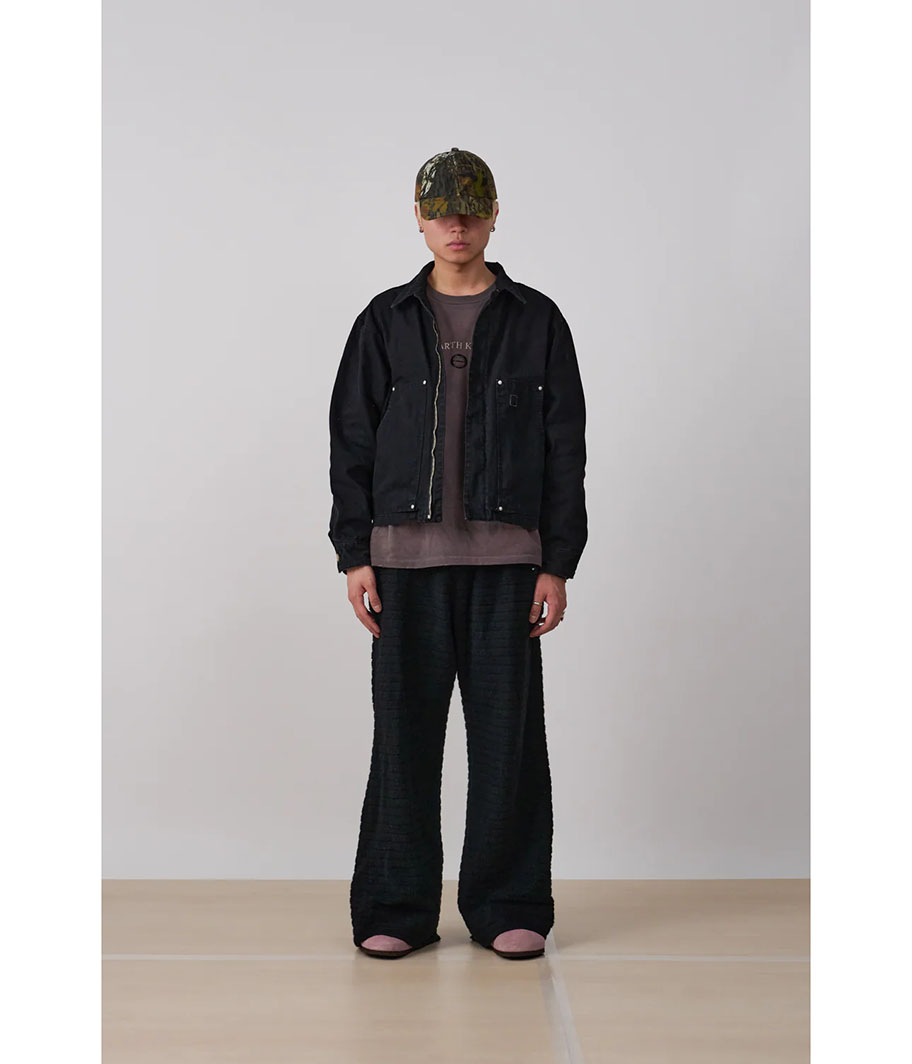 FIFTH 12oz Canvas Duck Traditional Jacket [BLACK] - Fresh Service