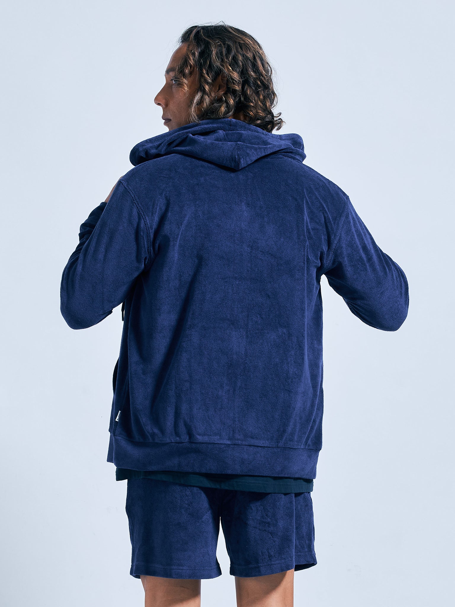 プレミアムパイル ジップパーカー