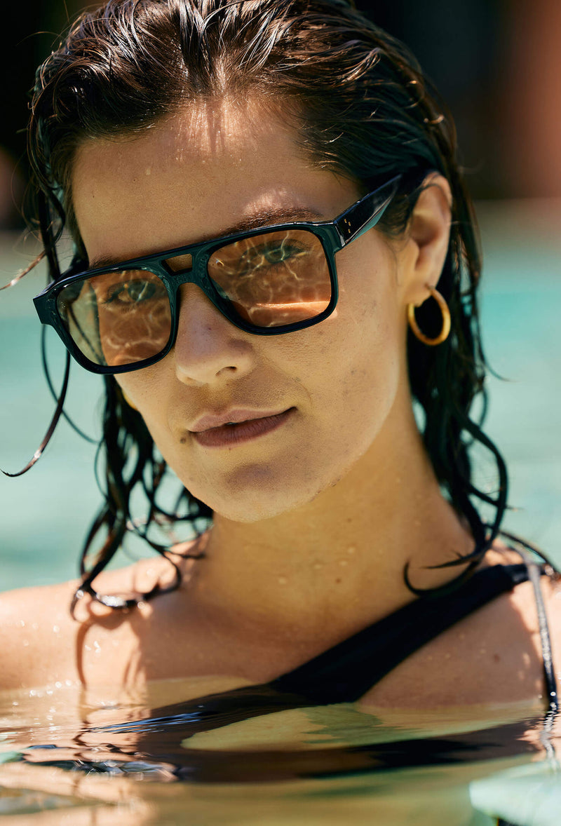 Rifka 54 Recycled Black / Spritz Sunglasses – RAEN