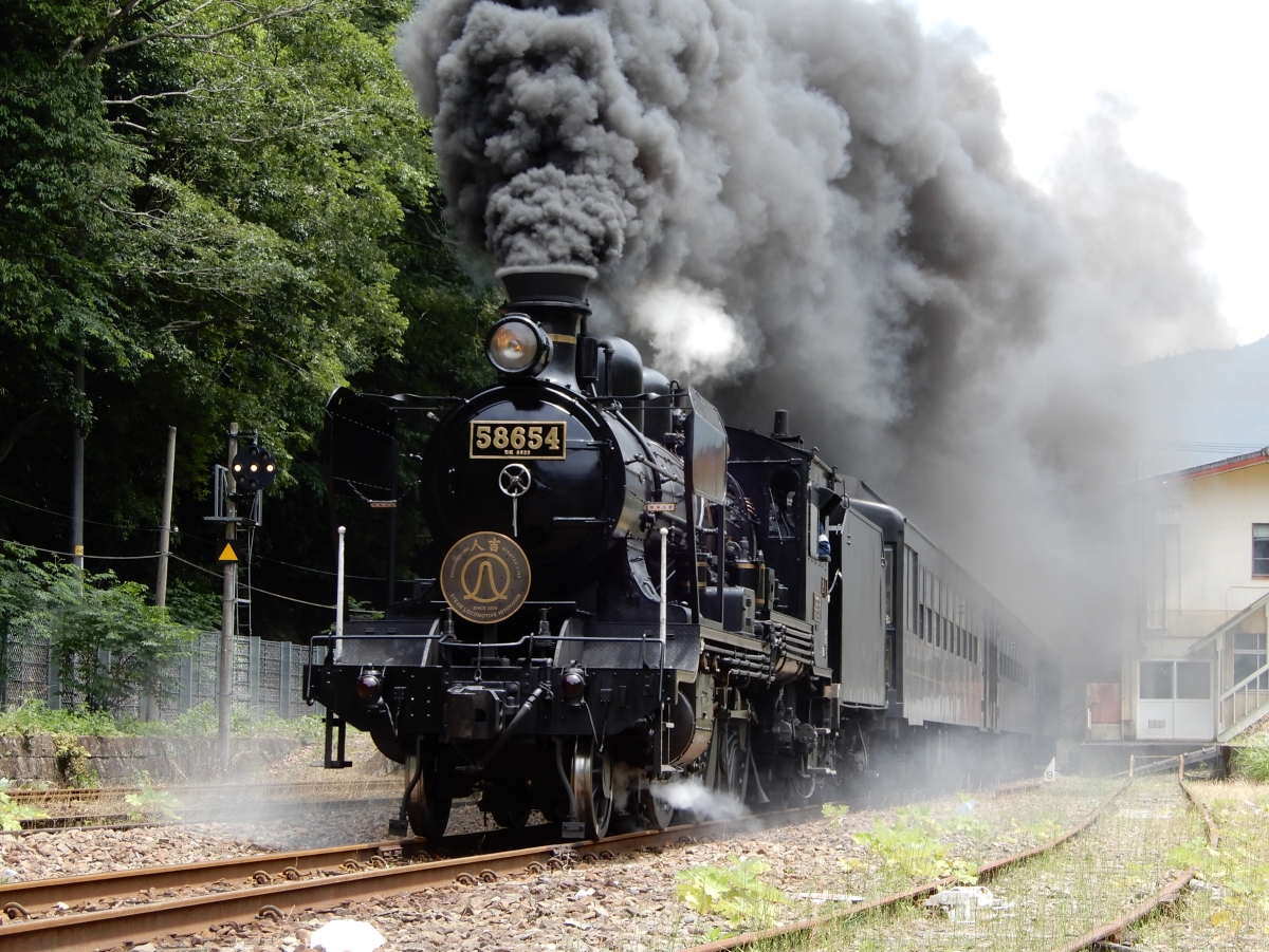 SL人吉けん引「58654号機」、11月に100歳！2023年度末に引退へ