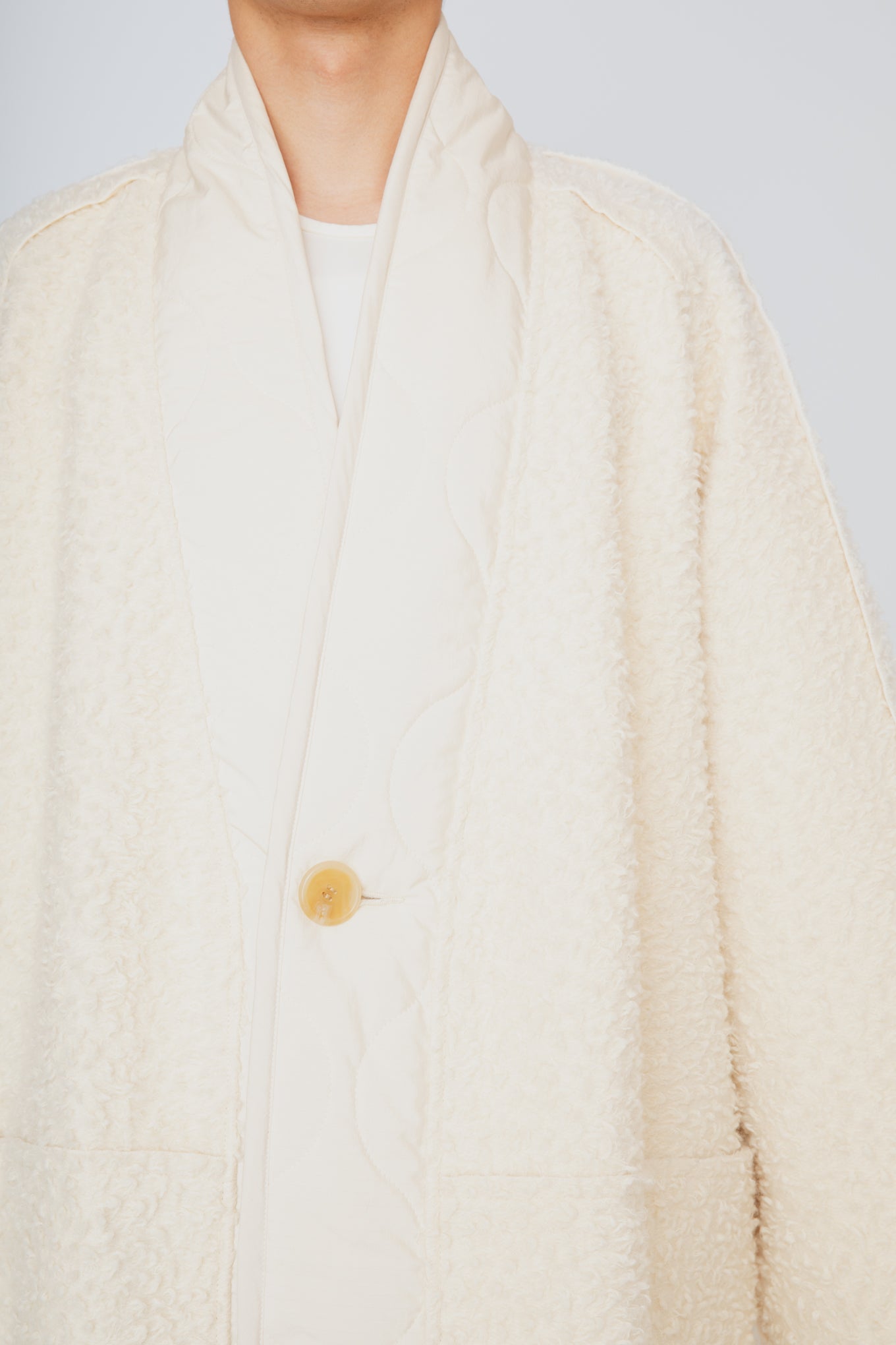 FUNCTIONAL BOA ORIENTAL COAT / IVORY – RAINMAKER KYOTO