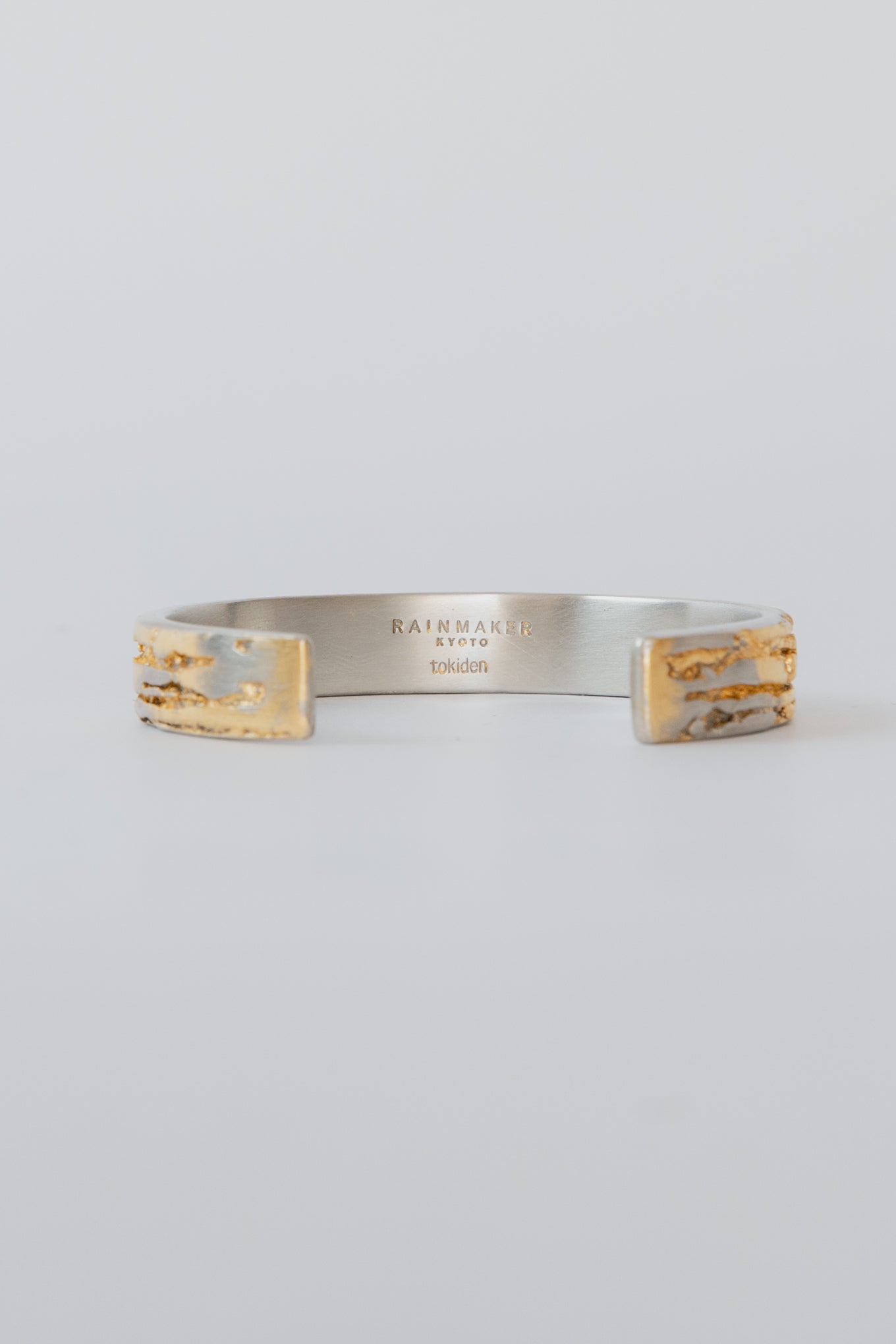 NARROW BANGLE / TIN×GOLD – RAINMAKER KYOTO
