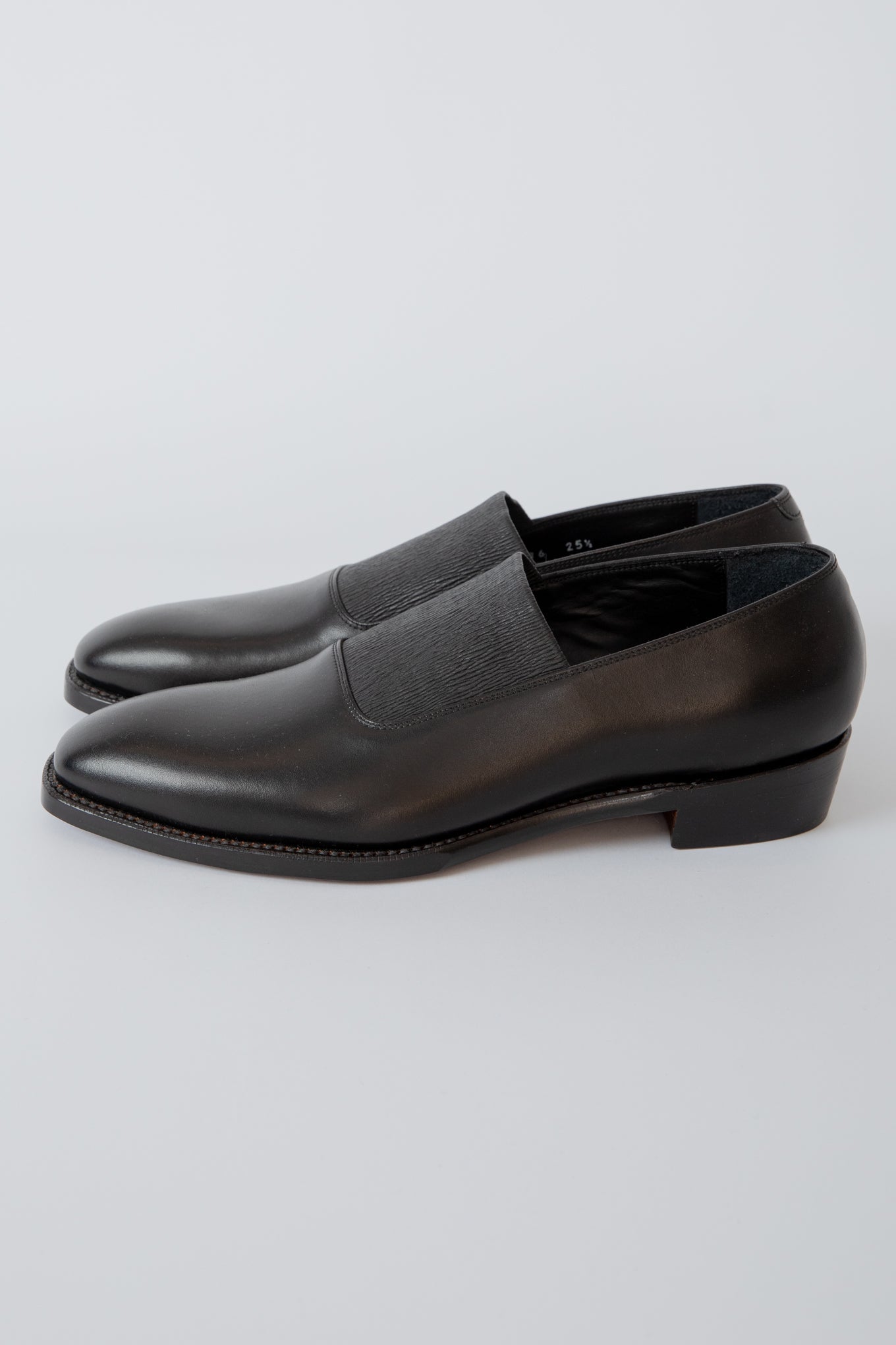 SHIRRING OPERA PUMPS / BLACK SMOOTH – RAINMAKER KYOTO