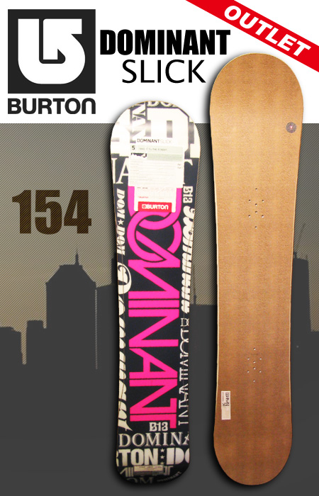 BURTON スノーボード DOMINANT SLICK 154 【日本正規品】RBS