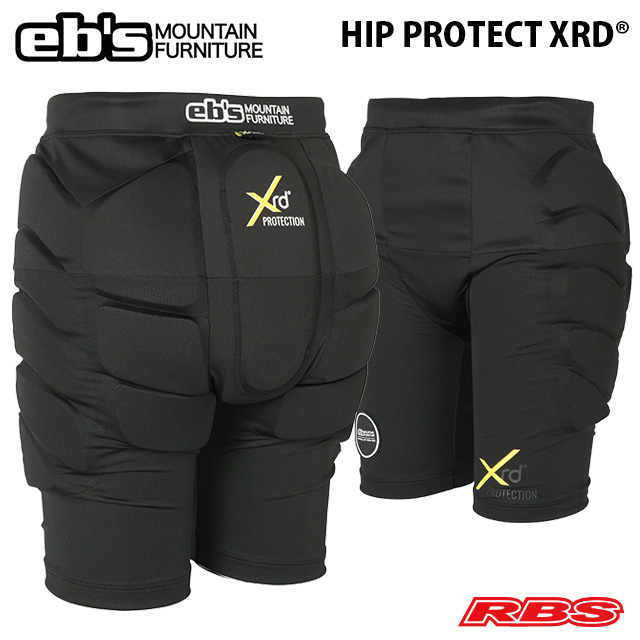 eb's HIP PROTECT XRD® エビス ヒップ プロテクト ポロン BLACK